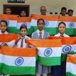 Celebrating Independance DAY in the school Campus